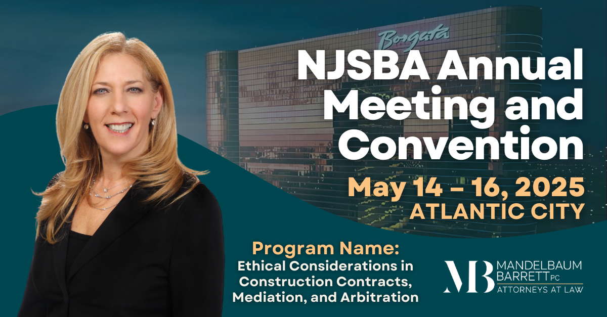 Nsjsb Jacqueline Greenberg Vogt to Speak at the 2025 New Jersey State Bar ...