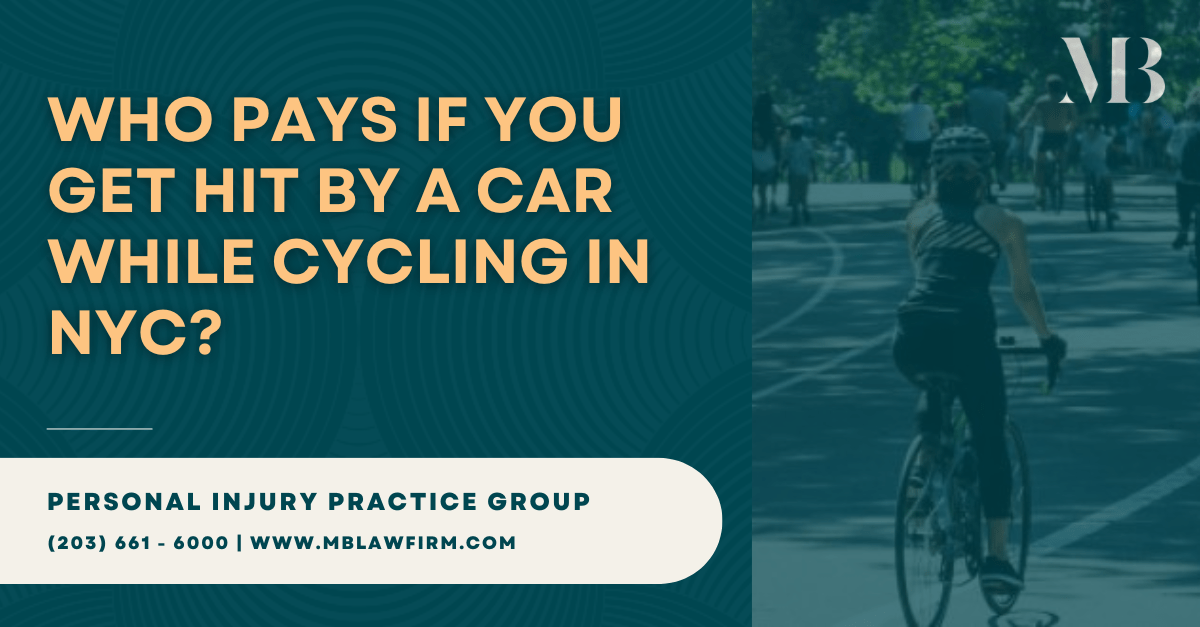 Mandelbaum Barrett PC personal injury marketing: cyclist accident question