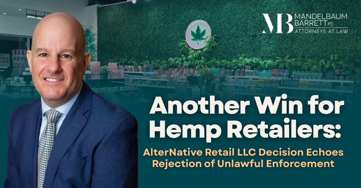 Alternative Retai AlterNative Hemp Retailer Wins Legal Battle in New York