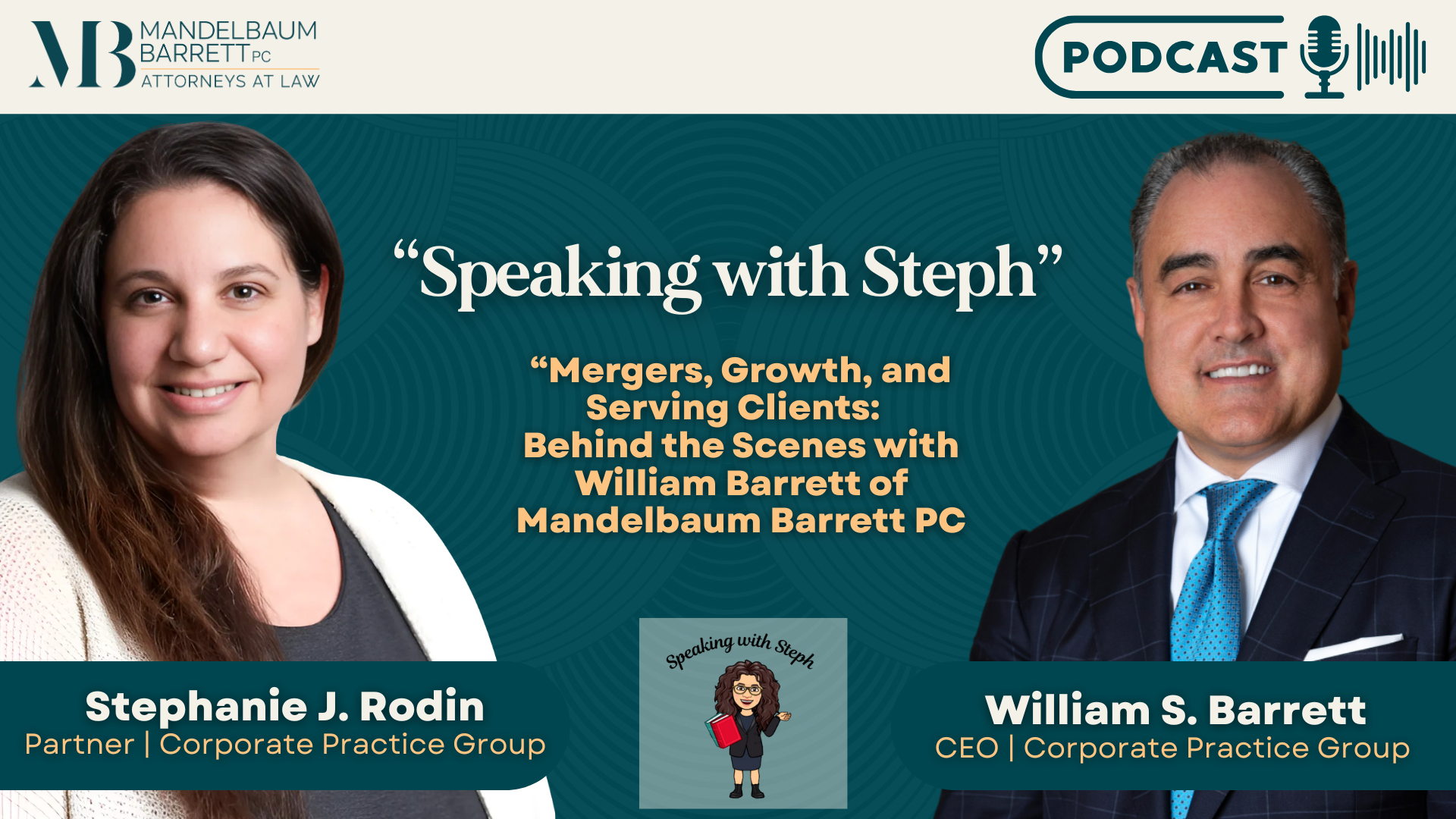 William Barrett and Stephanie on Speaking with Steph podcast