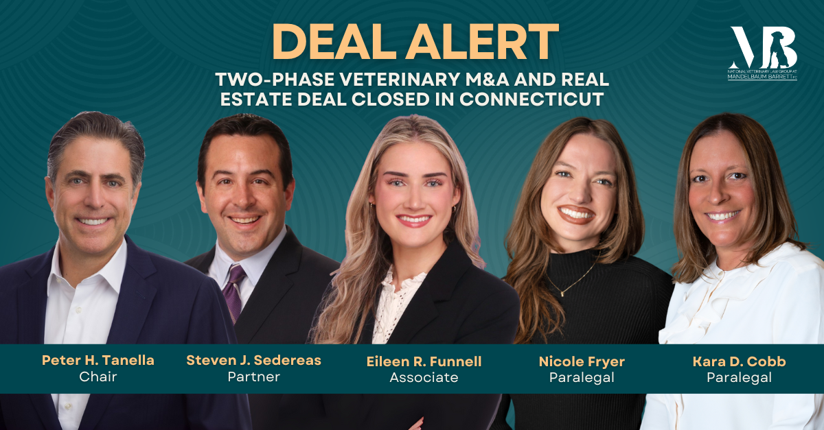 Two-Phase Veterinary Deal Alert