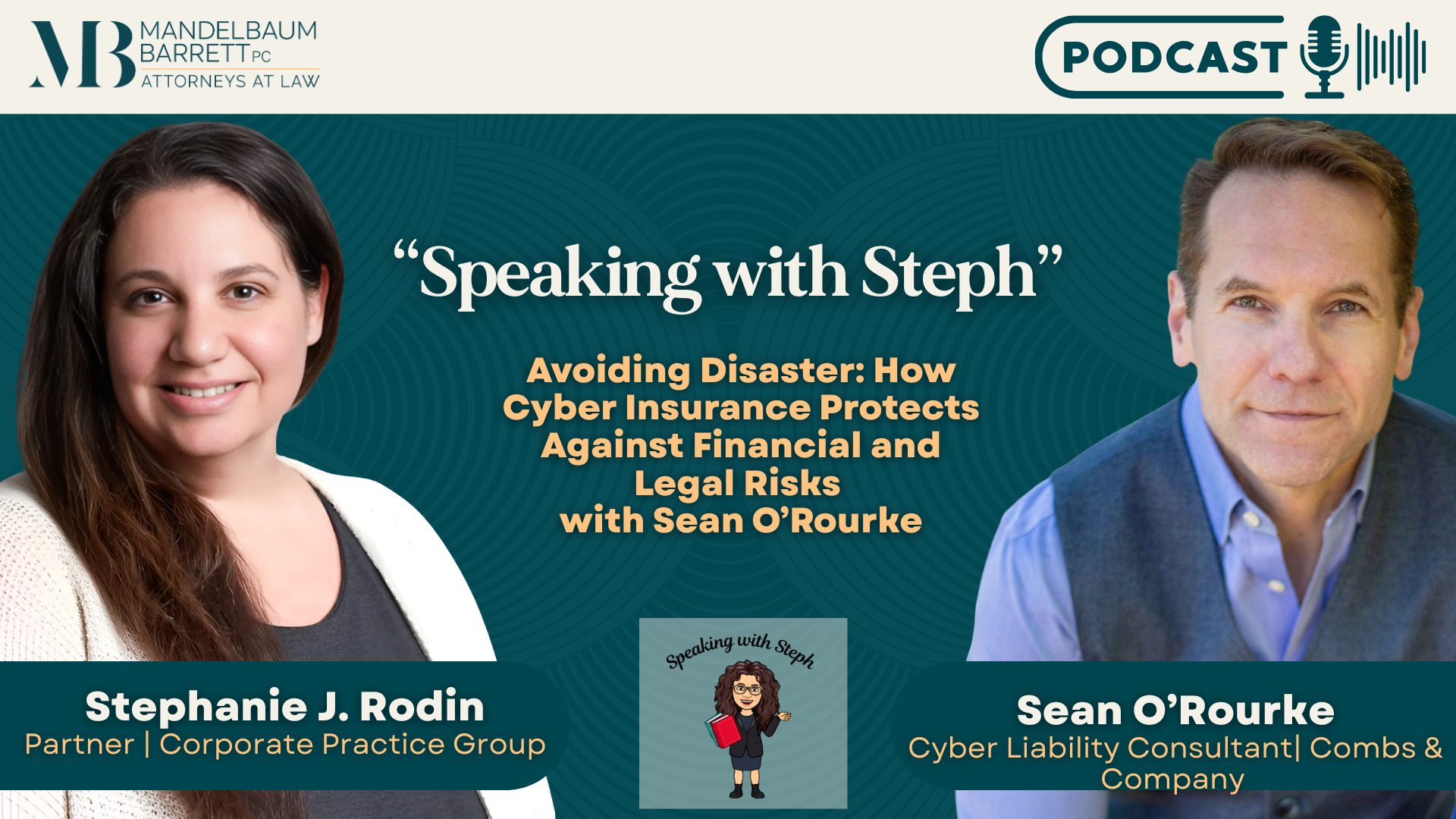 Stephanie Rodin and Sean O'Rourke on Speaking with Steph podcast