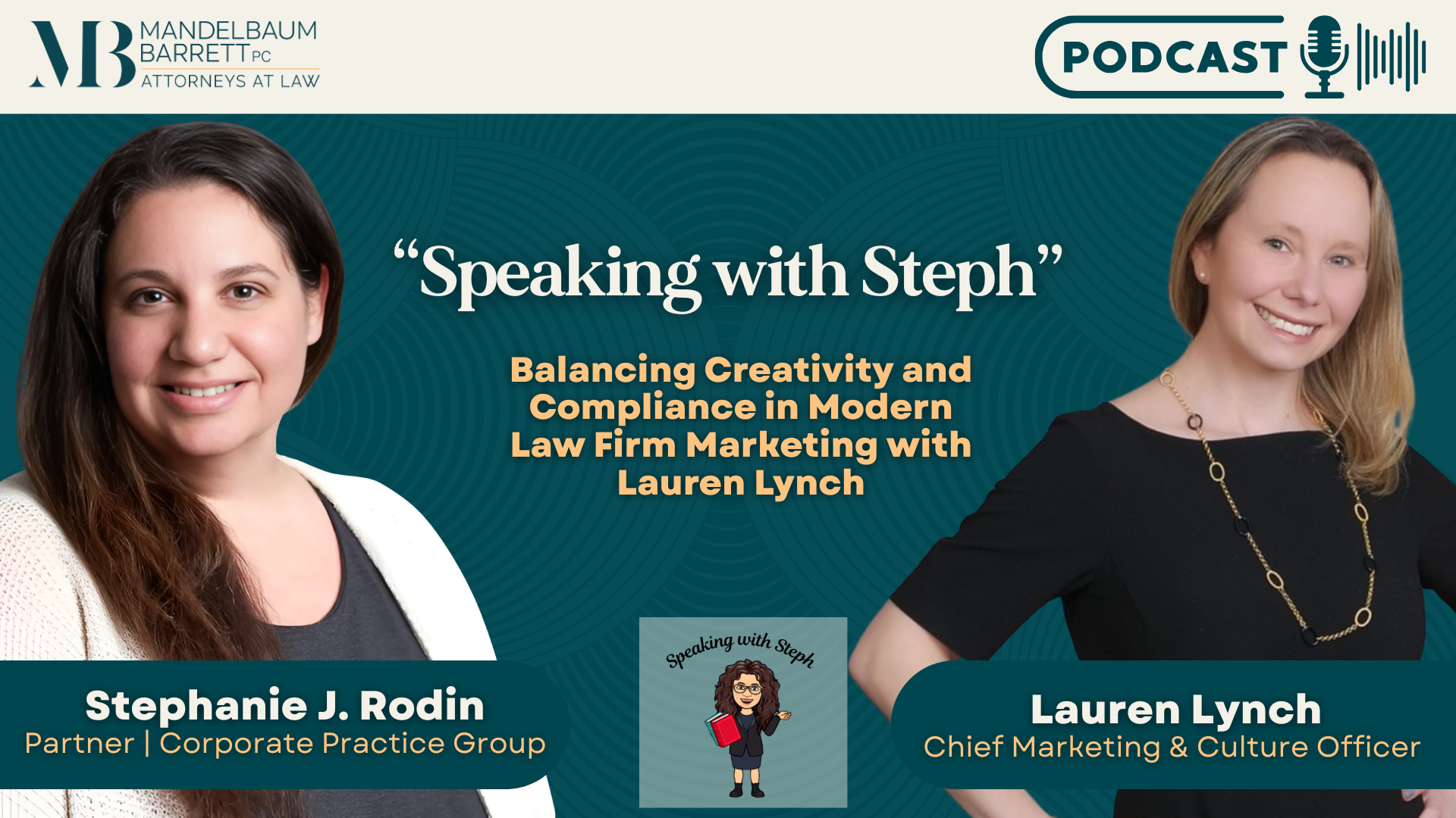 Stephanie Rodin interview Lauren Lynch on Speaking with Steph podcast