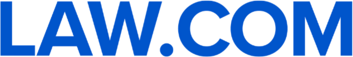 Law.com logo in blue text
