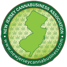 New Jersey Cannabis Business Association circular seal logo in green.