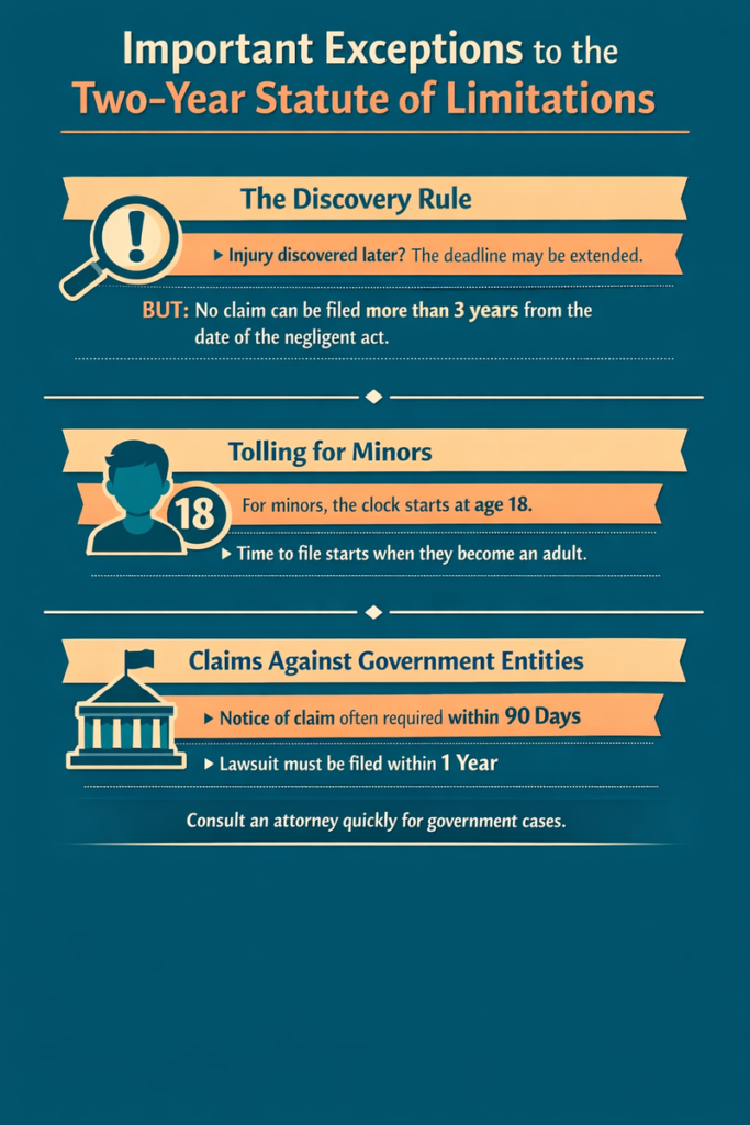 Important Exceptions to the Two-Year Rule