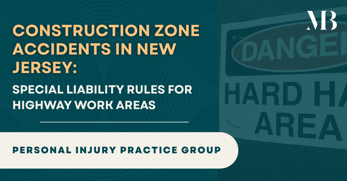 Construction Zone Accidents in New Jersey
