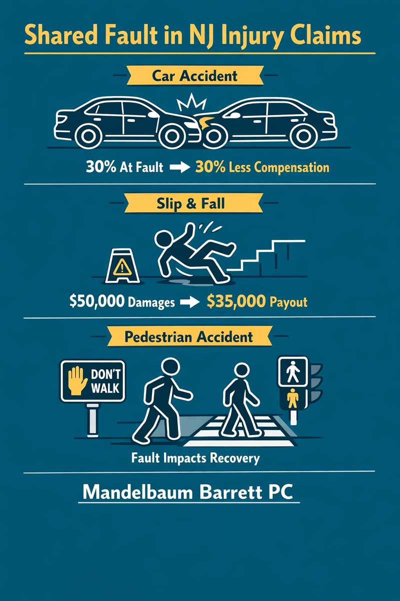 Infographic_New Jersey Modified Comparative Negligence How Your Actions Affect Your Injury Claim